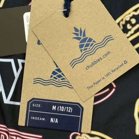 Chubbies NFL Washington Commanders Performance Polo Youth Medium 10/12 NWT - Picture 4 of 6